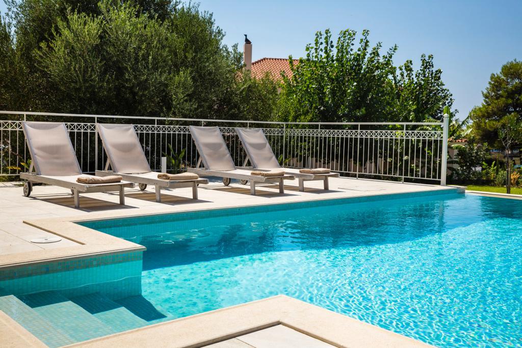 Afrodite Luxury Villa Svoronata Exterior foto